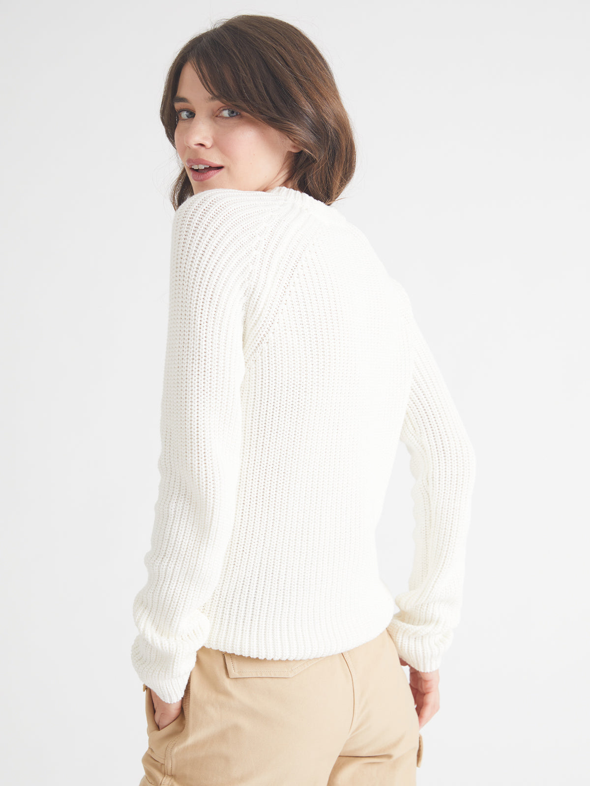 Jane Pullover in Chalk