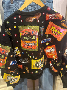 Queen of Candy Sweatshirt in Black