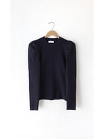 Load image into Gallery viewer, Felina Puff Sleeve Sweater in Navy
