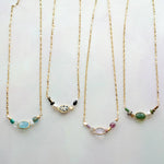 Load image into Gallery viewer, Rosa Necklace in Aqua
