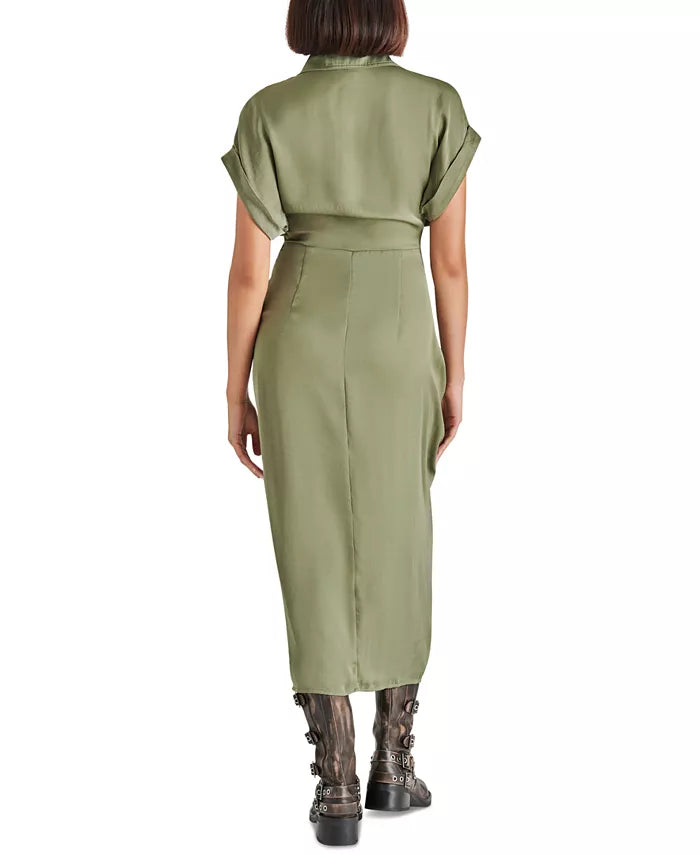 Tori Dress in Dusty Olive