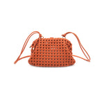 Load image into Gallery viewer, Woven Crossbody Purse in Orange
