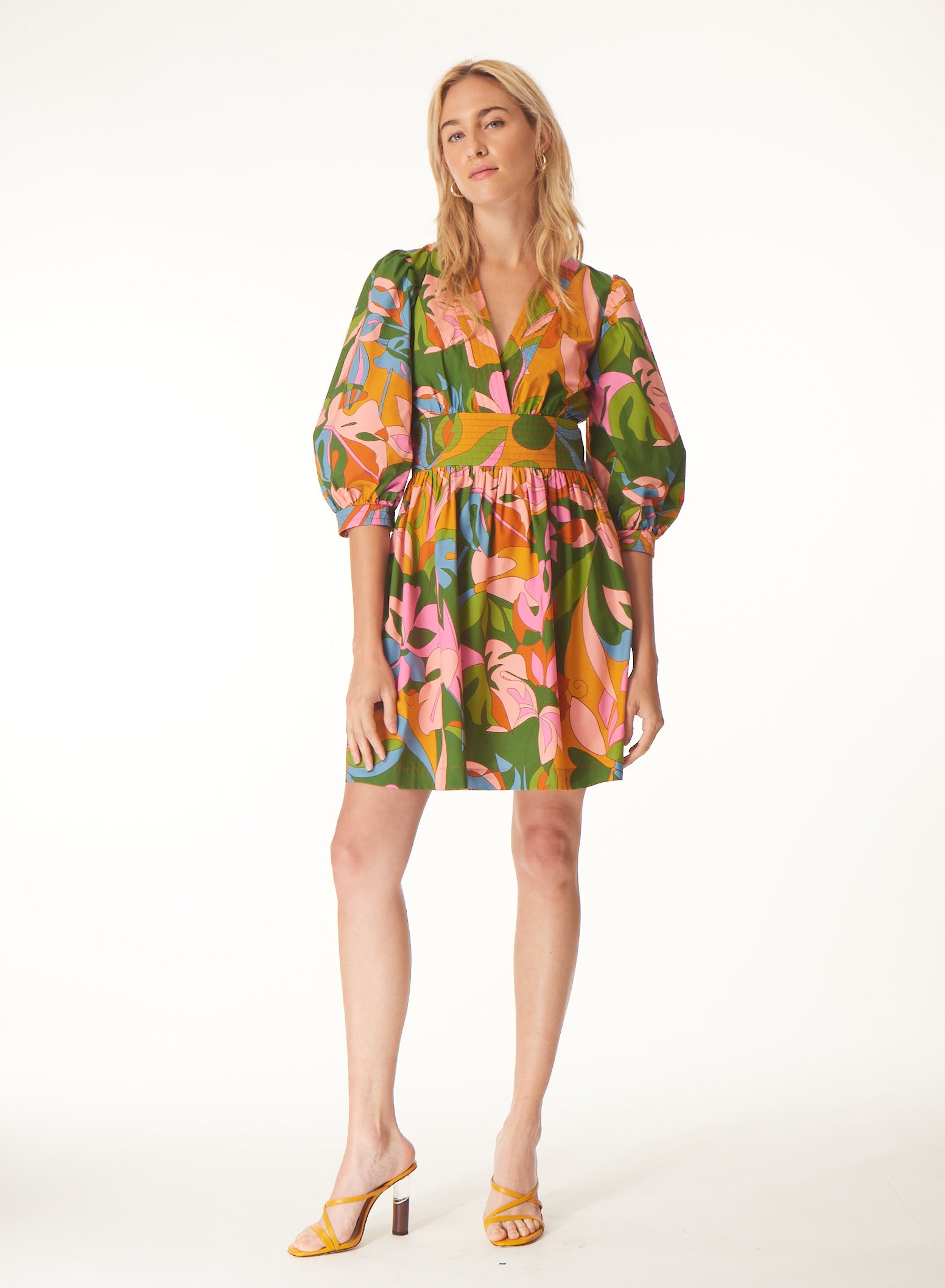 Jenna Dress in Tropical Delight