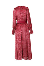 Load image into Gallery viewer, Sharon Devore Dress in Fuchsia
