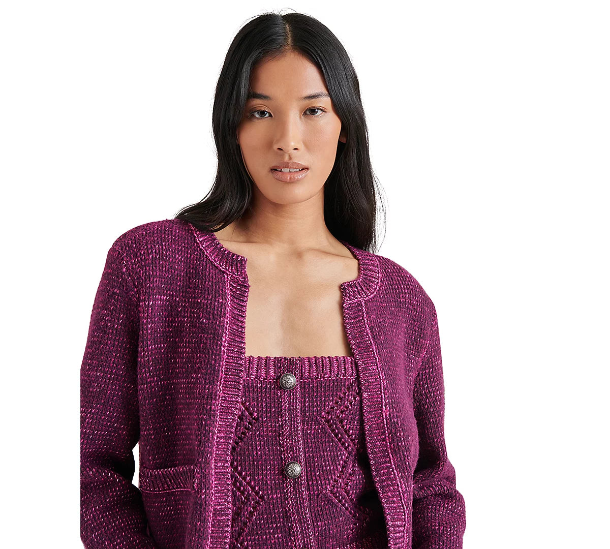 Emelia Sweater in Aubergine