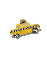 Load image into Gallery viewer, Hand Painted Yellow Taxi Cab Claw Hair Clip
