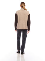 Load image into Gallery viewer, Colette Turtleneck Sweater in Stone
