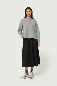 U-Hem Sweatshirt in Grey