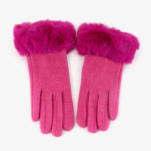 Bel Air Gloves in Fuchsia