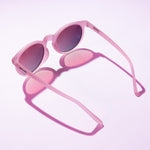 Load image into Gallery viewer, Mauve Mood Board Circle G Sunglasses
