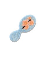 Load image into Gallery viewer, Hand-painted Compact Cherry Blossom Stem 2-1 Perfect Daily Brush
