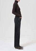 Load image into Gallery viewer, Harper Mid Rise Relaxed Straight Jean in Hush
