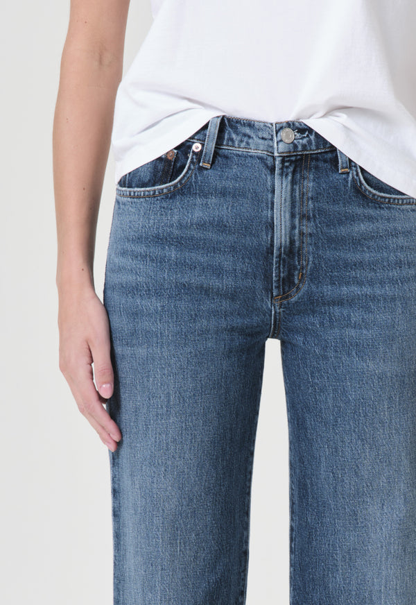 Harper Mid Rise Relaxed Straight Leg Jean in Fix