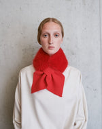 Load image into Gallery viewer, Neck Stole with Knit Closure in Fuschia
