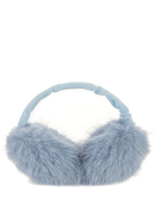 Faux Fur Earmuffs in Celeste