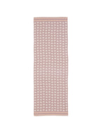 Load image into Gallery viewer, Heart Scarf with Stripe Trim in Taupe
