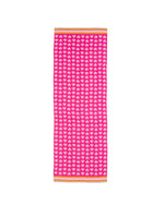 Load image into Gallery viewer, Heart Scarf with Stripe Trim in Fuschia
