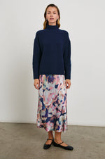 Load image into Gallery viewer, Anya Skirt in Midnight Verbena
