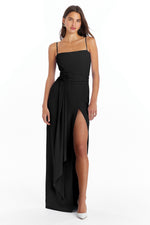 Load image into Gallery viewer, Isabel Maxi Dress in Black
