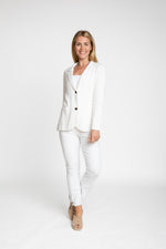 Load image into Gallery viewer, The Milly Sweater Blazer in Chalk
