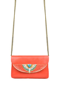 Cherina Bag in Flamingo/Turquoise