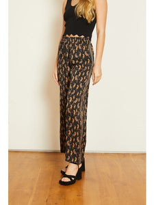 Max Pant in Stamped Leopard