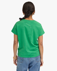 Classic Tee in Green w/ Bright Yellow Pas Mal