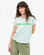 Load image into Gallery viewer, Bon Vivant Classic Tee in Sky Blue
