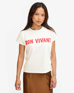 Load image into Gallery viewer, Bon Vivant Classic Tee in Cream
