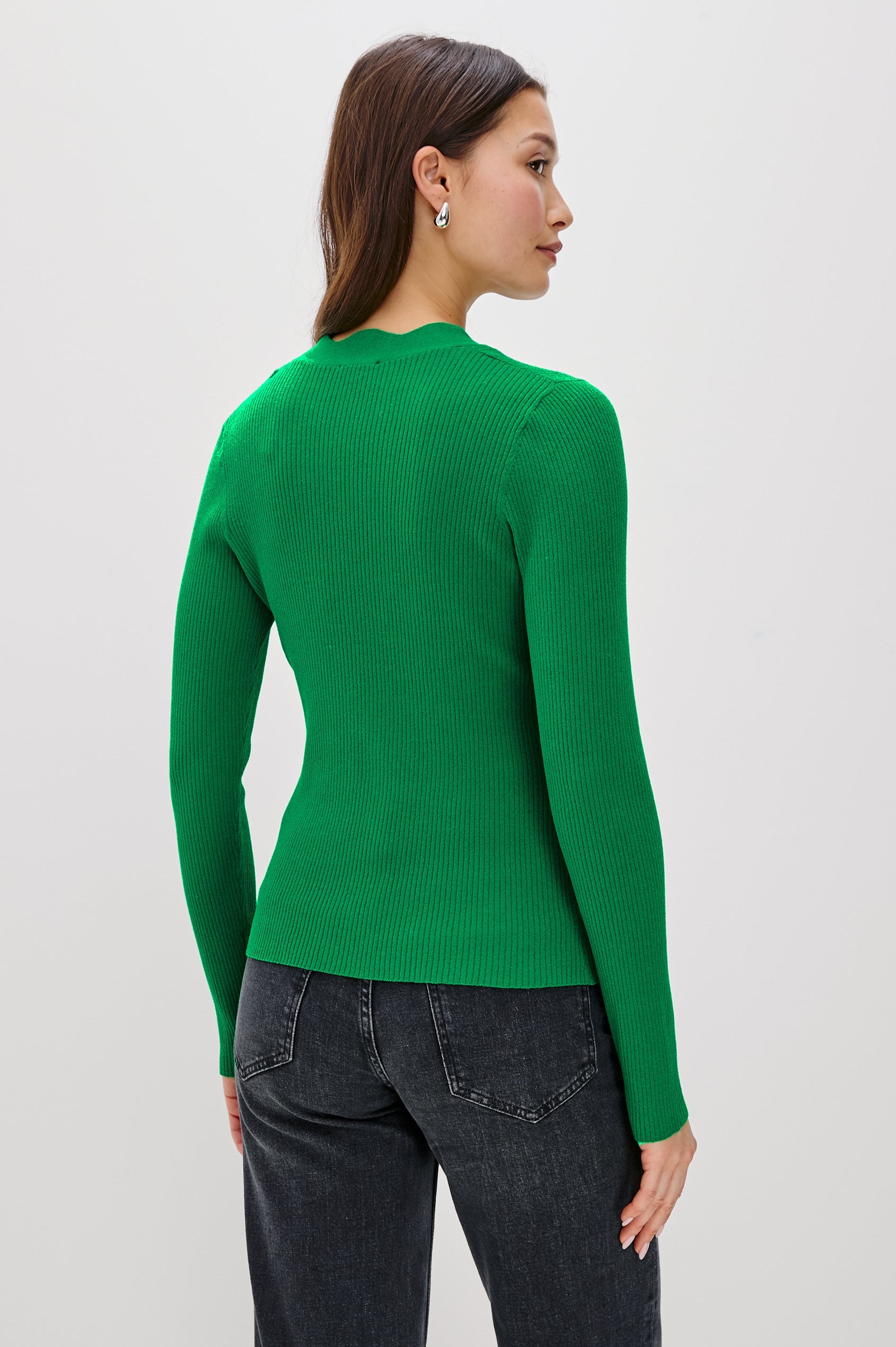 Dita Cardigan in Kelly Green