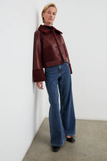 Load image into Gallery viewer, Dria Jacket in Maroon
