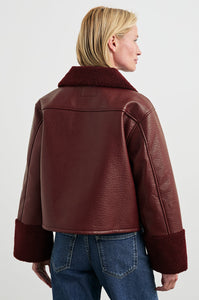 Dria Jacket in Maroon