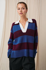 Load image into Gallery viewer, Harris Sweater in Rugby Stripe
