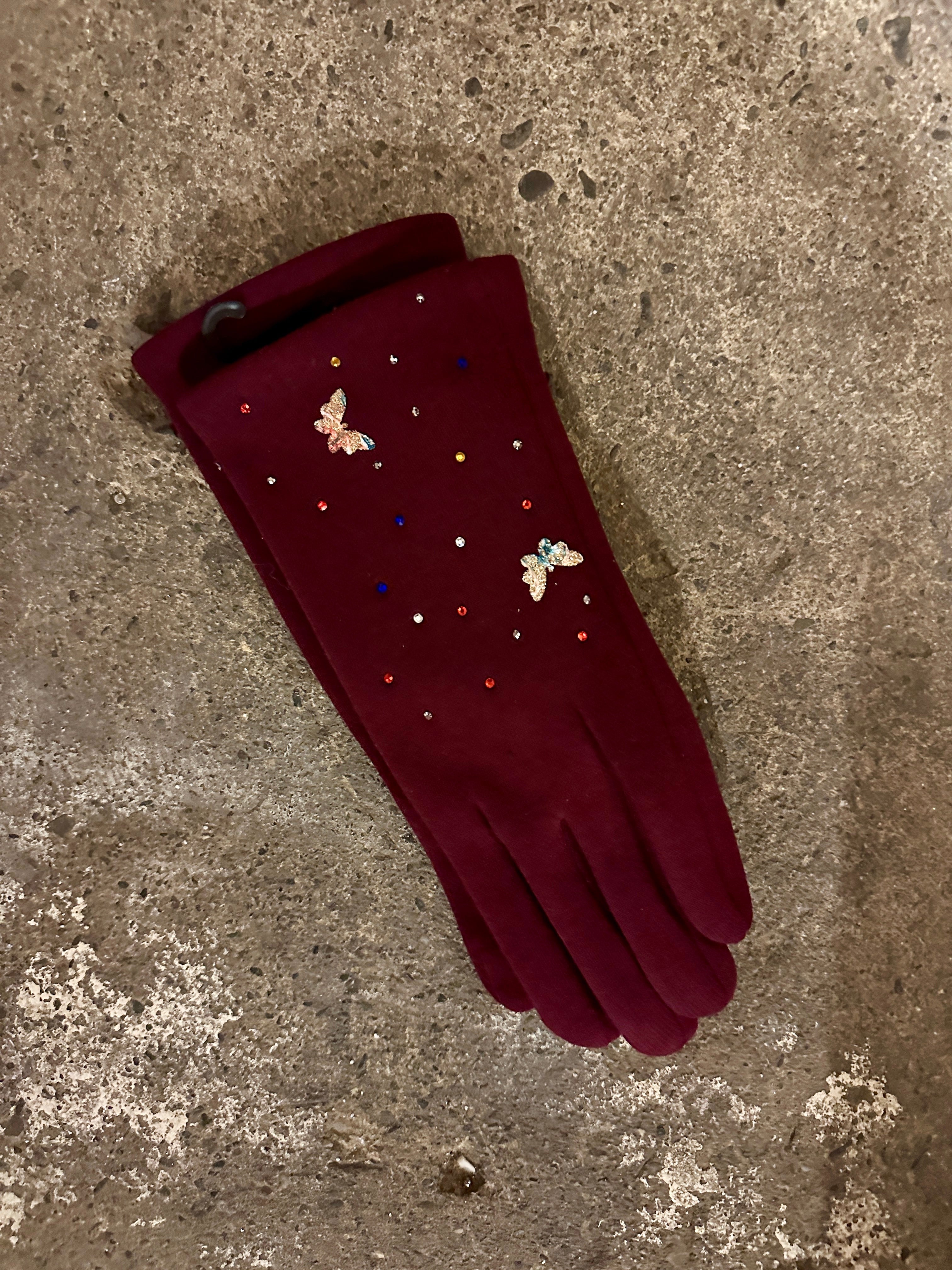 Sparkle Butterfly Gloves