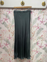 Load image into Gallery viewer, Cadence Satin Skirt in Marsh
