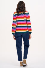 Load image into Gallery viewer, Ivona Sweater in Multi Beach Waves
