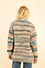 Load image into Gallery viewer, Open Front Cardigan in Duck Blue
