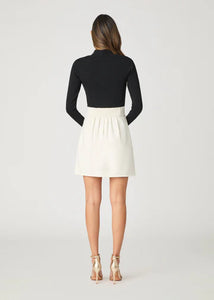 Era Knit Dress in Jet/Ivory