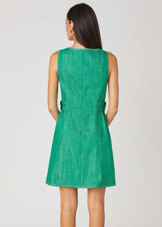 Samara Dress in Spring Green