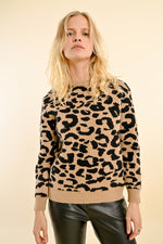 Load image into Gallery viewer, Leopard Sweater in Beige
