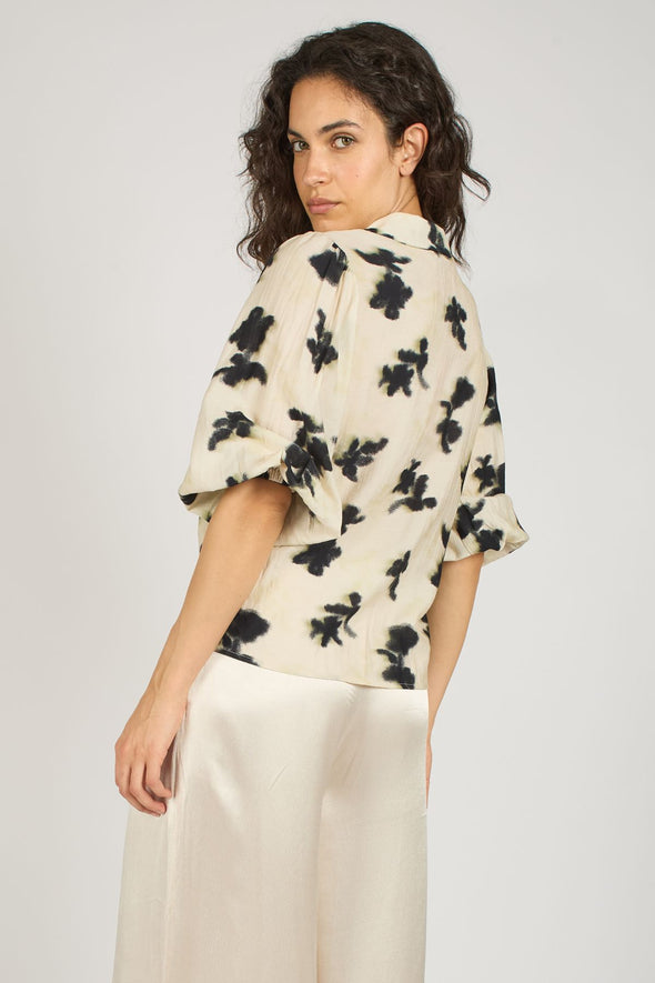 Paper Moon Charlie Shirt in Cream/Black