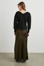 Load image into Gallery viewer, Romina Skirt in Dark Moss
