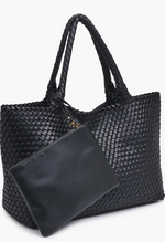 Load image into Gallery viewer, Solana Tote in Black
