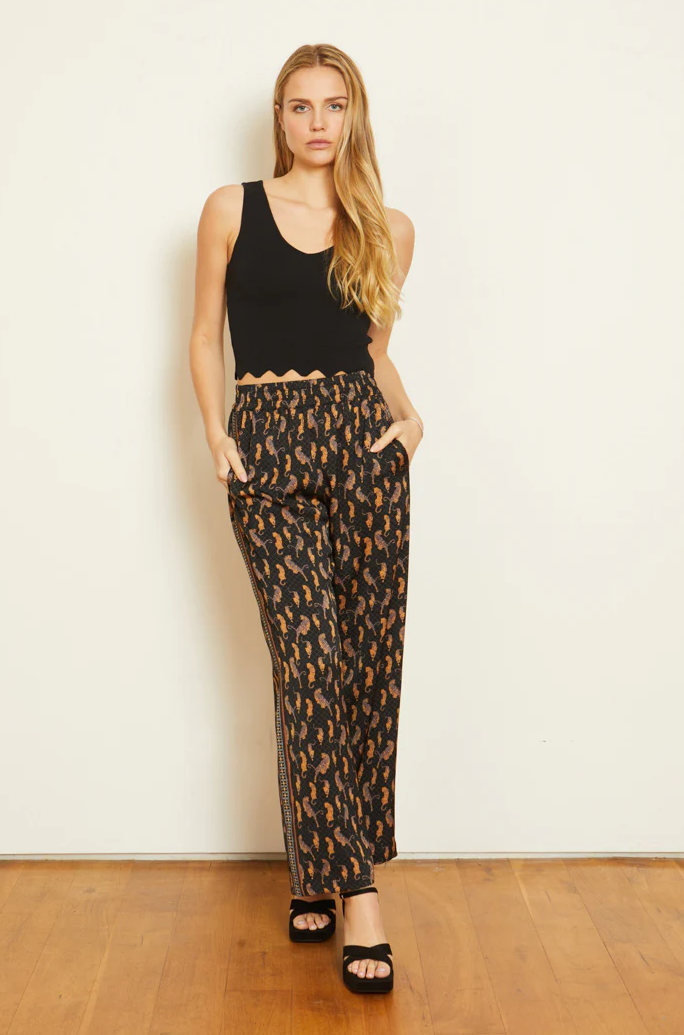 Max Pant in Stamped Leopard