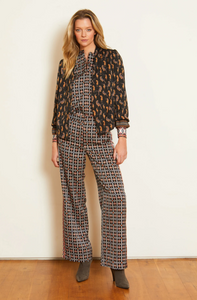 Kinsley Blazer in Stamped Leopard/Moderne Geo