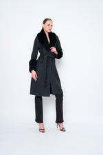 Load image into Gallery viewer, Karmi Coat in Black
