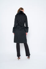 Load image into Gallery viewer, Karmi Coat in Black
