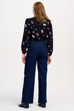 Load image into Gallery viewer, Imelda Lucky Charms Blouse in Black
