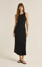 Load image into Gallery viewer, Goodwin Midi Dress in Black
