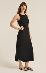 Load image into Gallery viewer, Goodwin Midi Dress in Black
